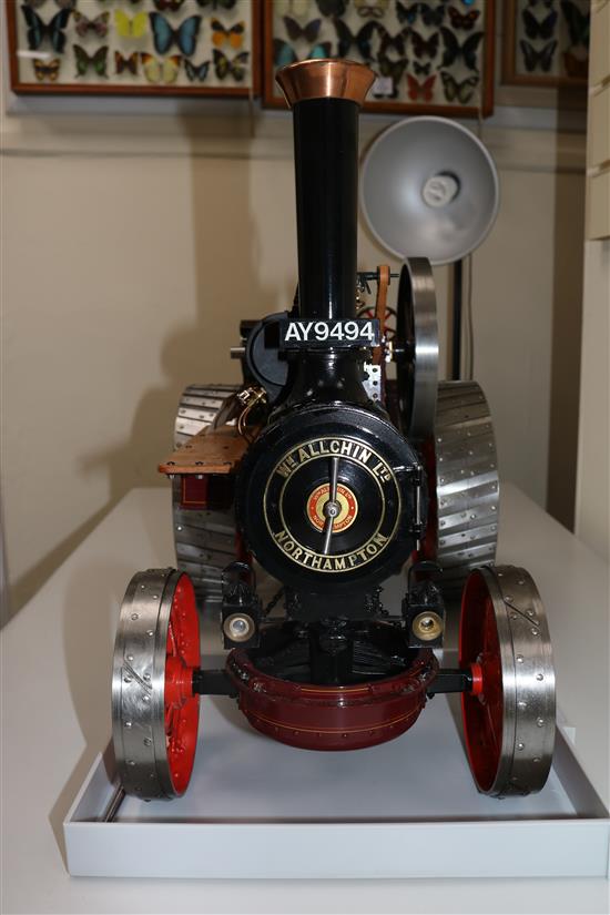 A well engineered 1.5 inch scale lived steam model of a William Alchin traction engine, with the name Royal Chester, 26in.